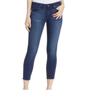 PAIGE Women's Verdugo Crop Jeans Size 26 Blue Denim Skinny Casual Made USA